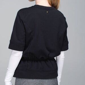 Lululemon Peplum Pullover Black